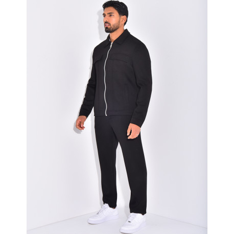 Ensemble pantalon et veste à poches