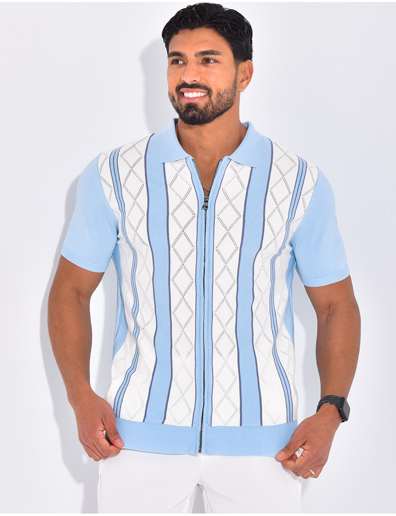 Débardeur Homme Athletic Maille Rayé Sans Manches - Confortable Et Respirant