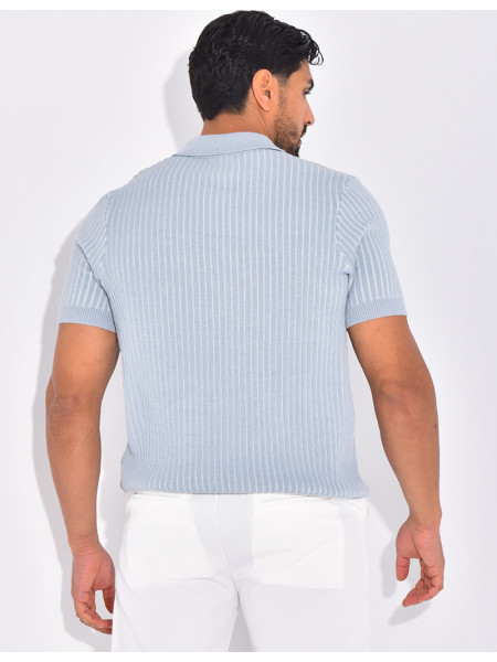 Polo côtelé