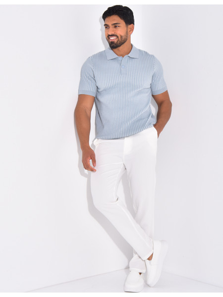 Polo côtelé