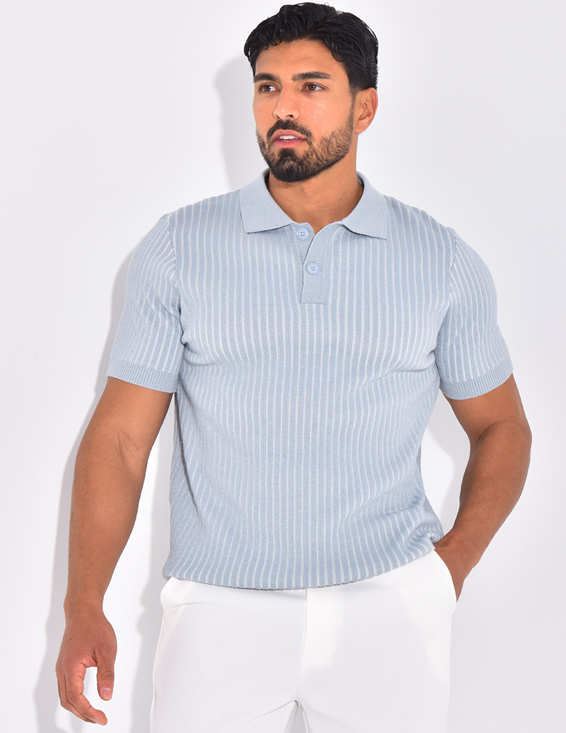 Polo côtelé