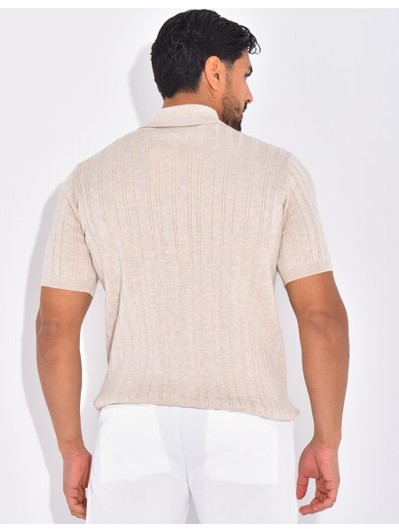 Polo côtelé