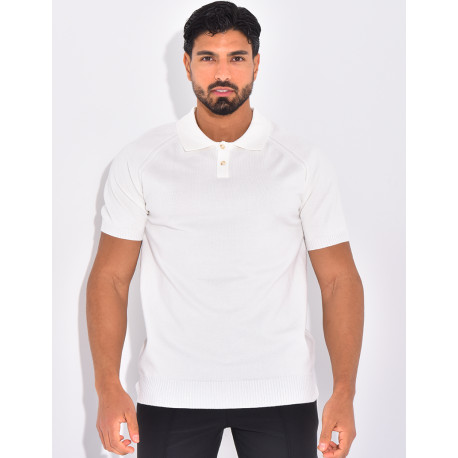 Short-sleeved polo shirt