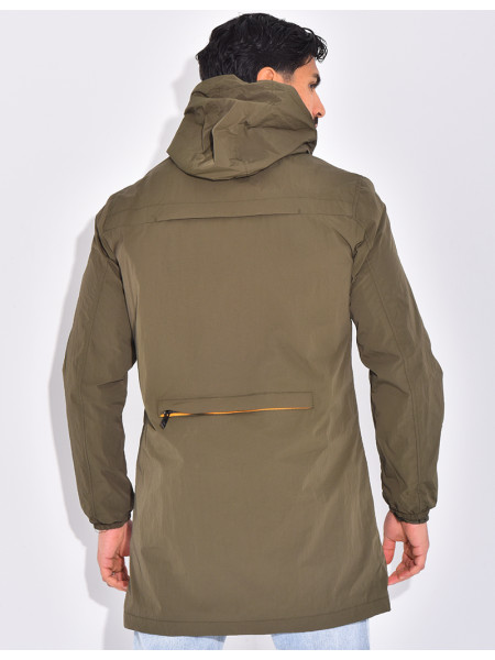 Long windbreaker jacket