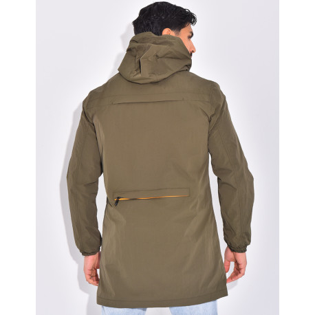 Long windbreaker jacket