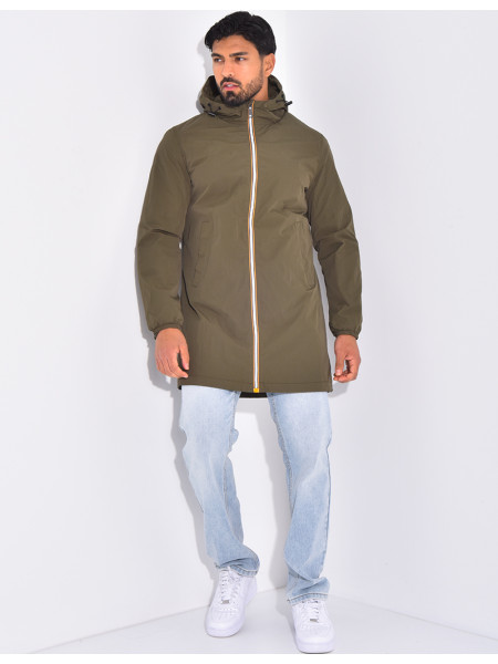 Long windbreaker jacket