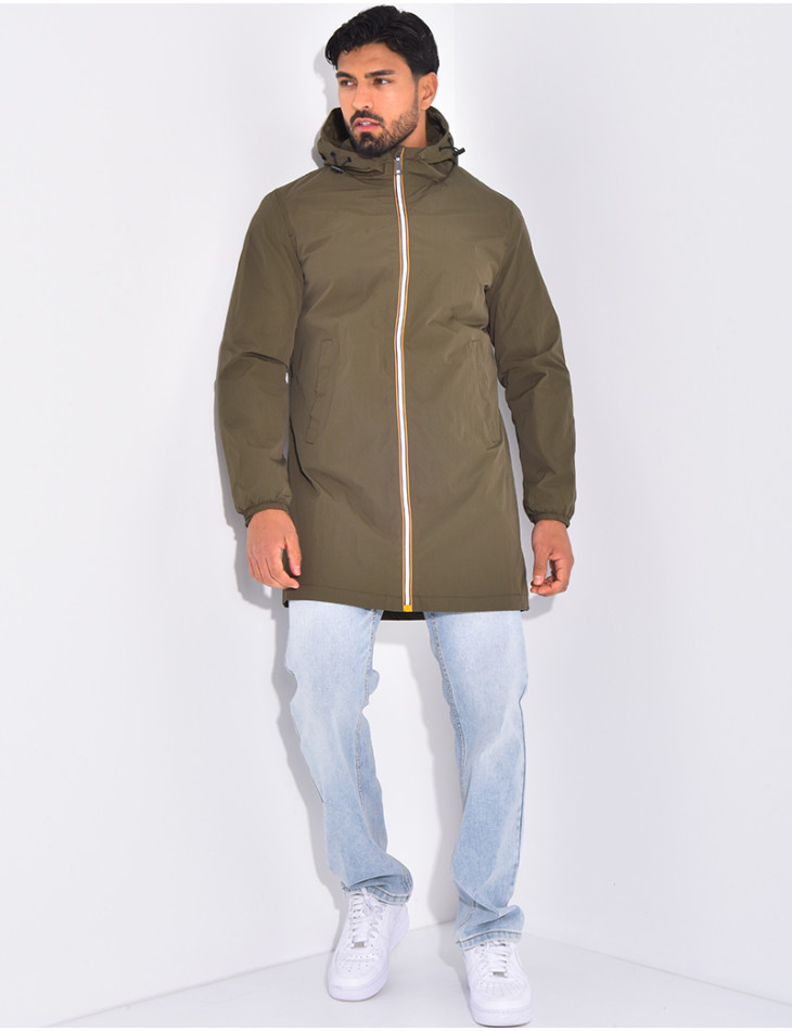 Long windbreaker jacket
