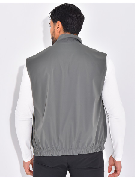 Veste sans manches reversible