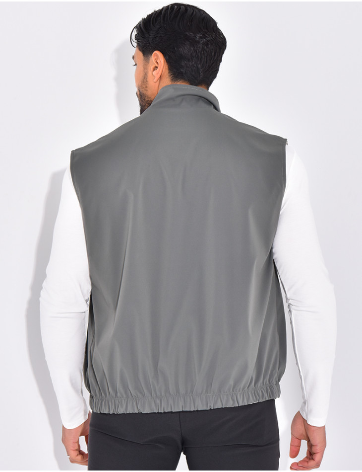 Veste sans manches reversible