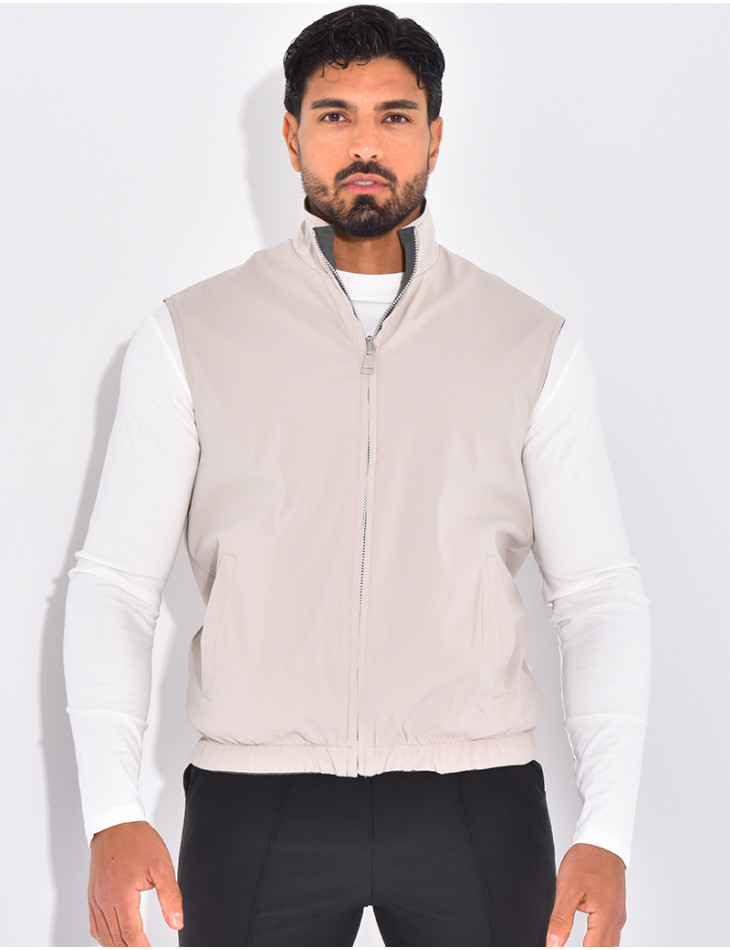 Wendbare ärmellose Jacke