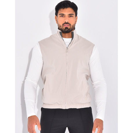 Wendbare ärmellose Jacke