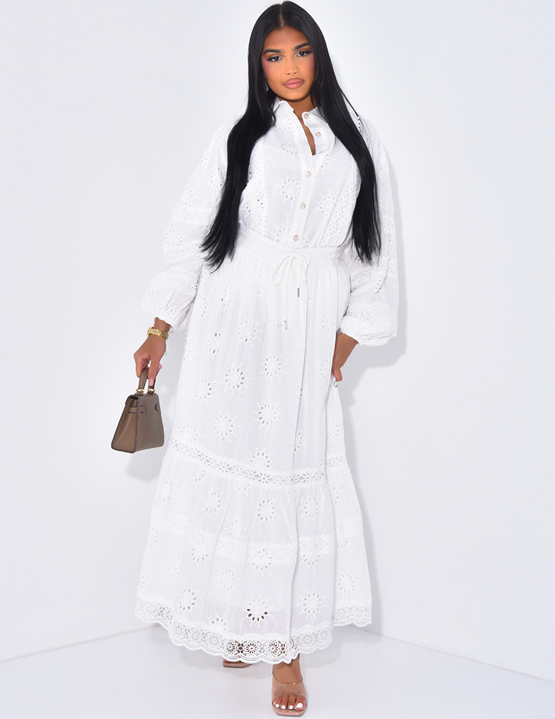 Skirt and shirt set with...