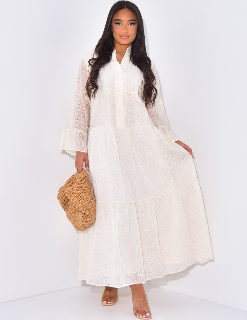 Langes,lockeres, besticktes...