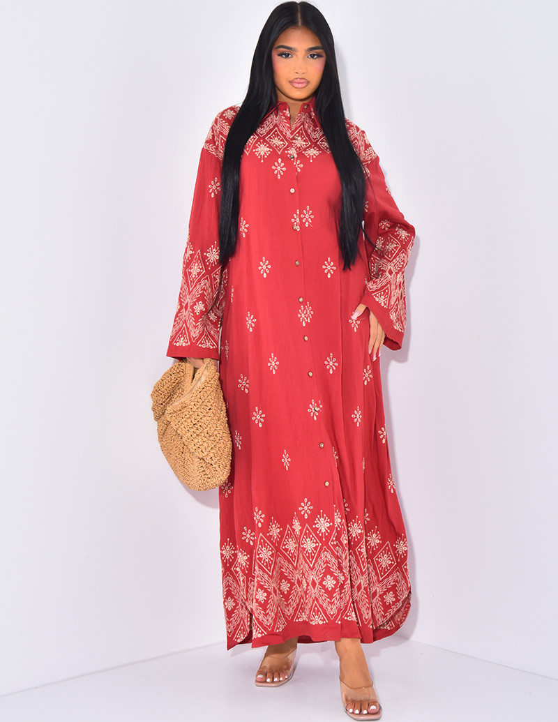 Langes Hemdkleid aus...