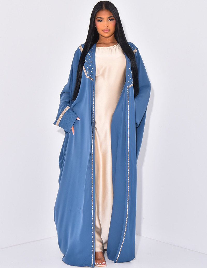 Kimono mit Strasssteinen...