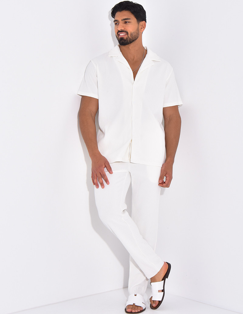 Ensemble plissé pantalon et...