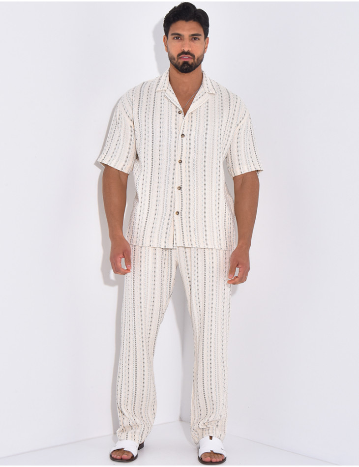 Ensemble pantalon et chemise
