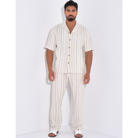 Ensemble pantalon et chemise