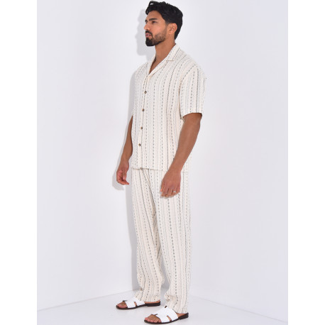 Ensemble pantalon et chemise