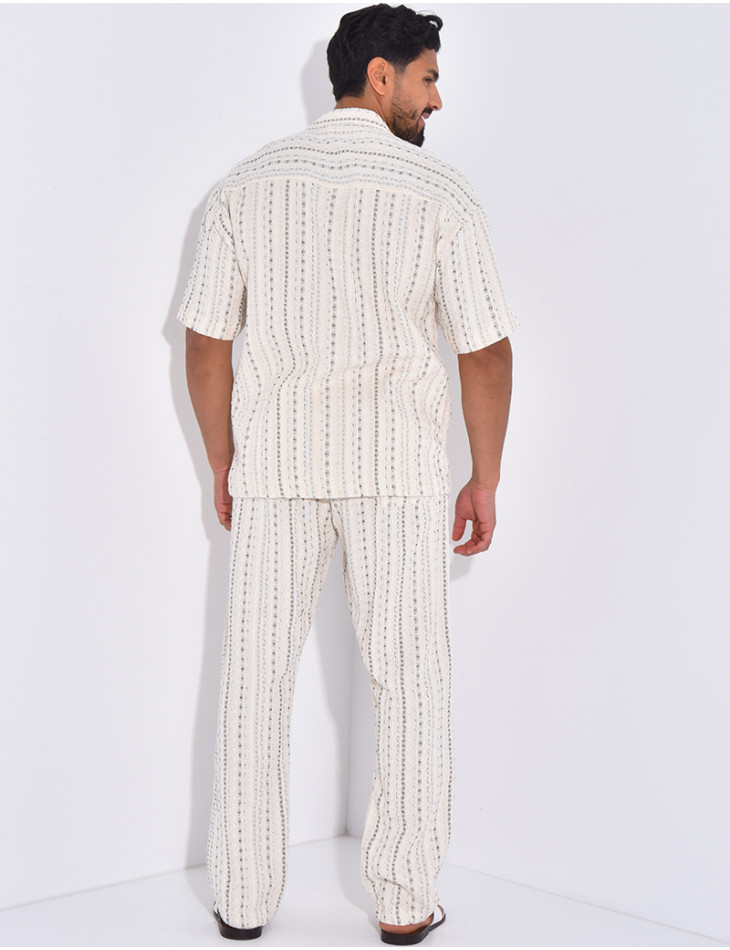 Ensemble pantalon et chemise