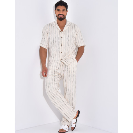 Ensemble pantalon et chemise