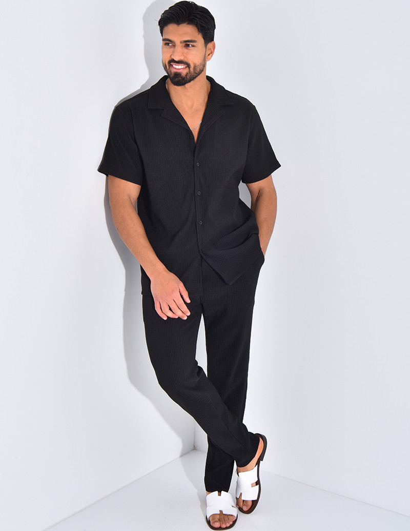 Ensemble plissé pantalon et...