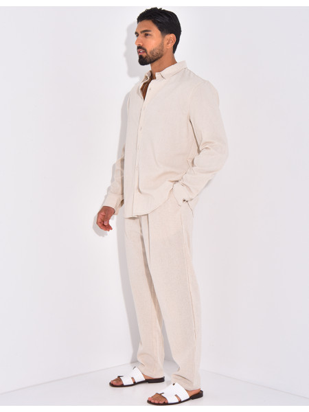 Ensemble pantalon etchemise