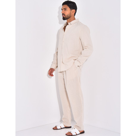 Ensemble pantalon etchemise