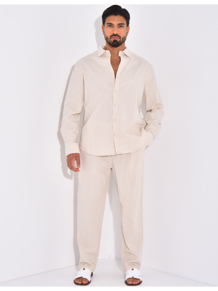 Ensemble pantalon etchemise