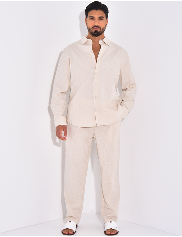 Ensemble pantalon etchemise