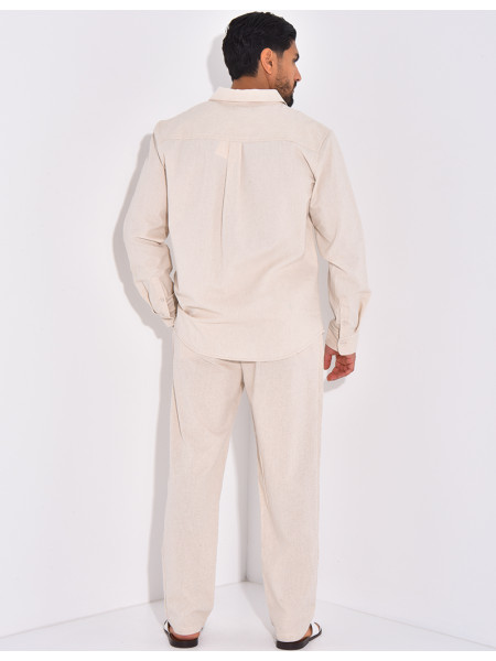 Ensemble pantalon etchemise