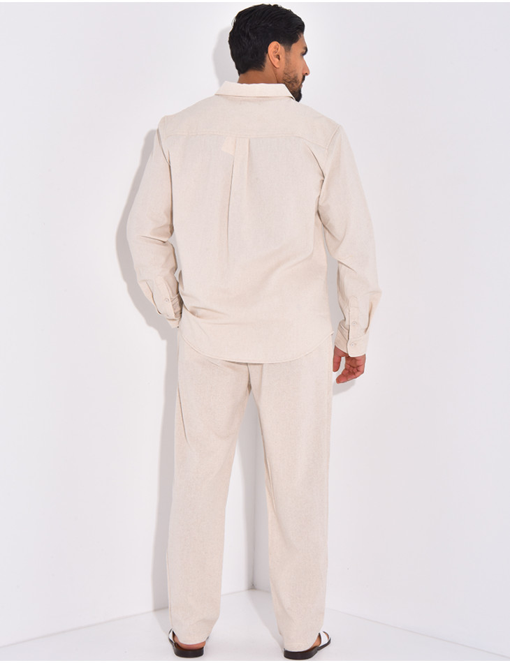 Ensemble pantalon etchemise