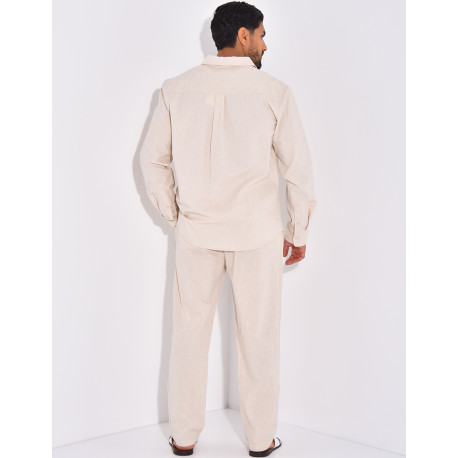 Ensemble pantalon etchemise