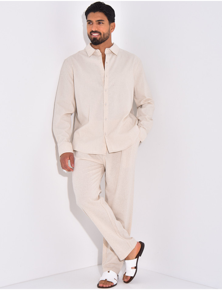 Ensemble pantalon etchemise