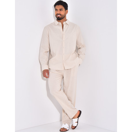 Ensemble pantalon etchemise