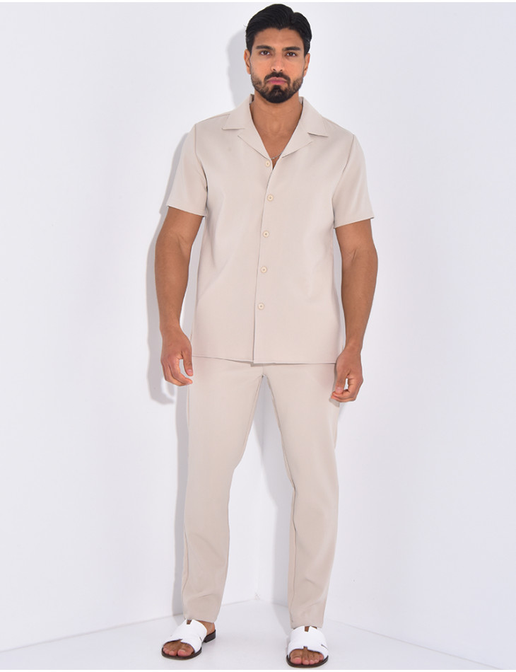 Trousers and shirt set