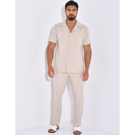 Trousers and shirt set