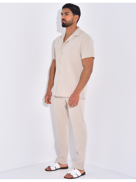 Trousers and shirt set