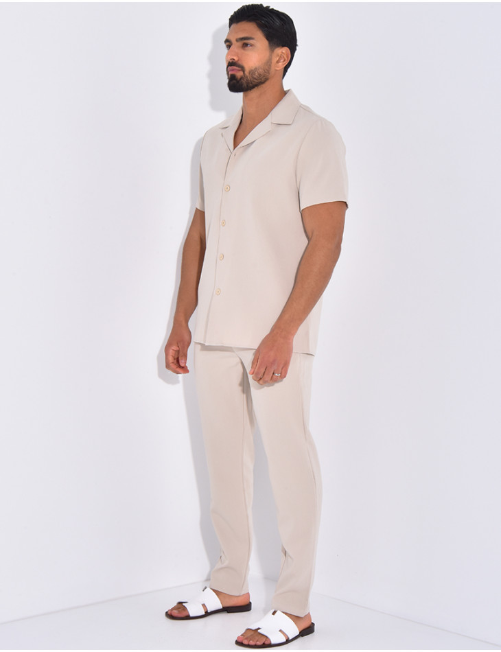 Trousers and shirt set