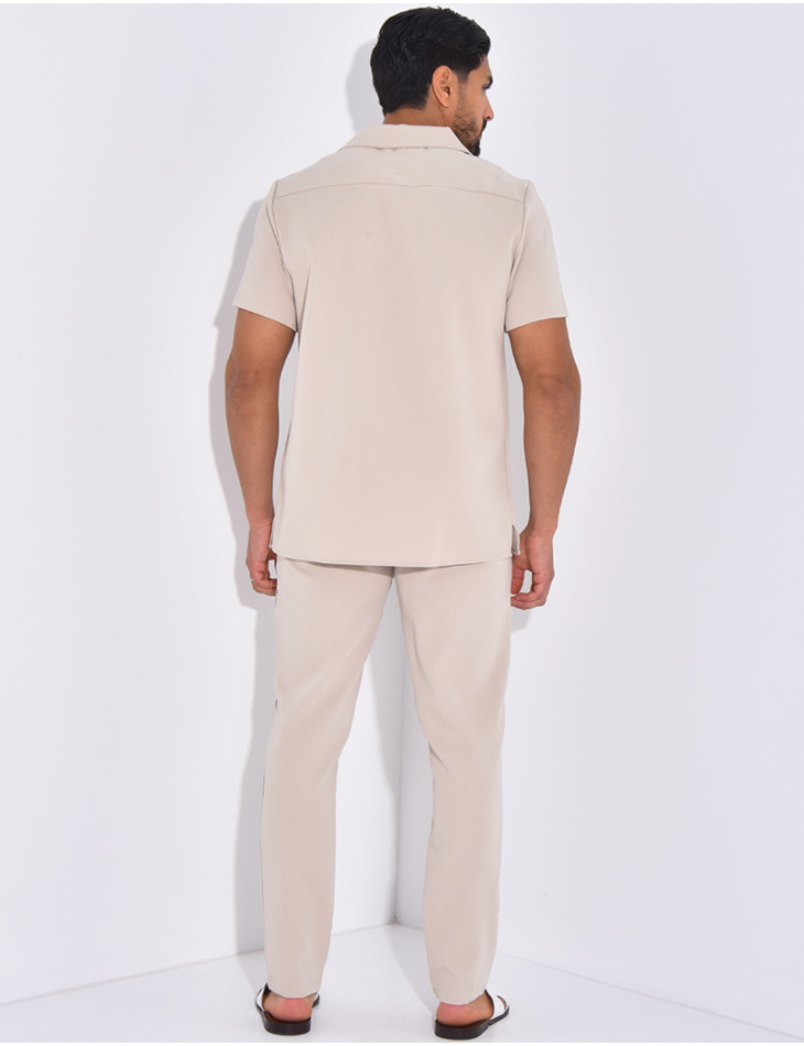 Trousers and shirt set