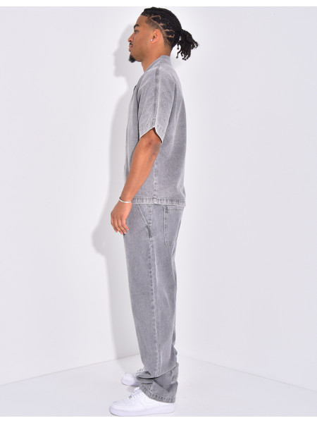 Ensemble en jeans pantalon et chemise