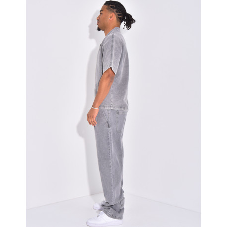 Ensemble en jeans pantalon et chemise
