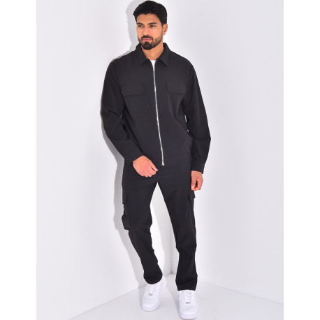 Ensemble pantalon et veste zippée