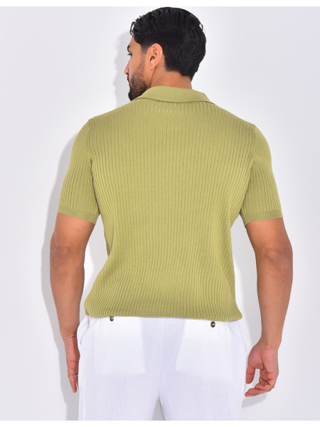 Polo shirt, short sleeves