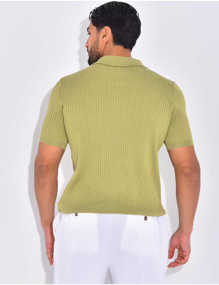 Polo shirt, short sleeves