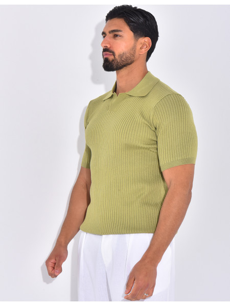 Polo shirt, short sleeves