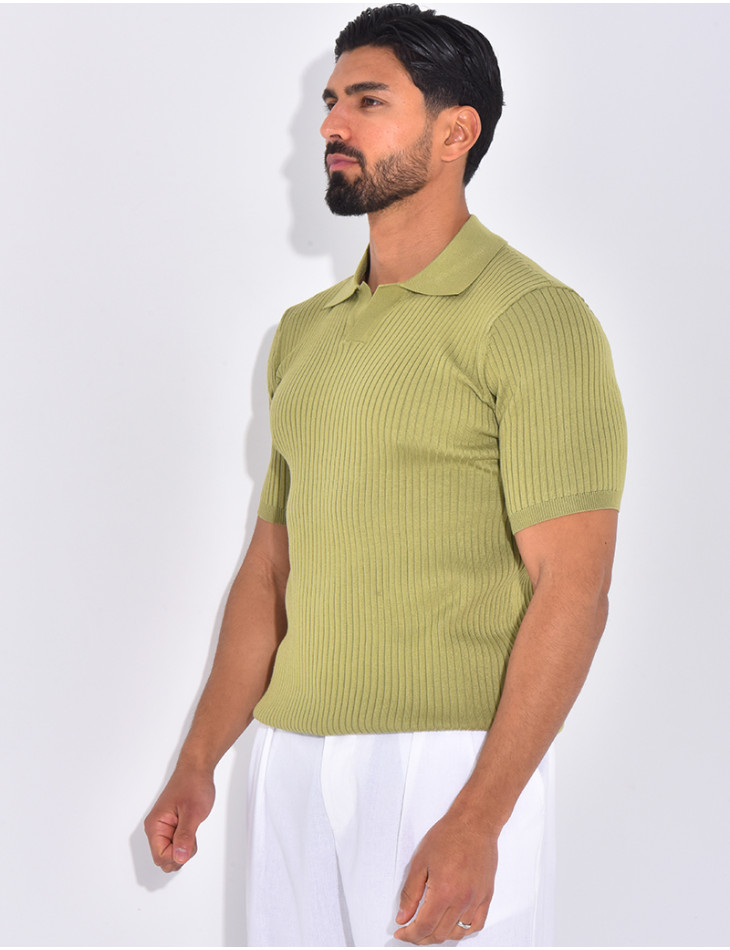 Polo shirt, short sleeves