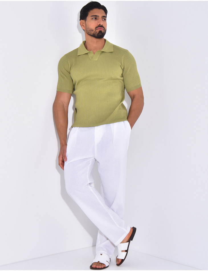 Polo shirt, short sleeves