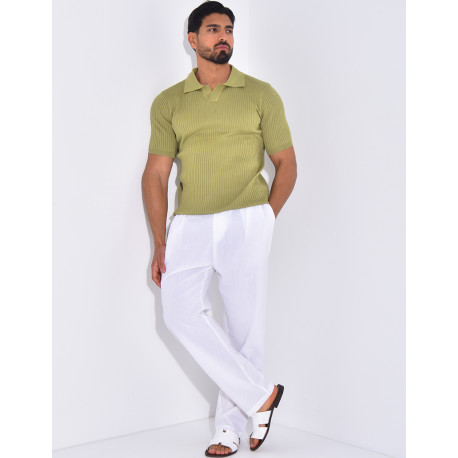 Polo shirt, short sleeves