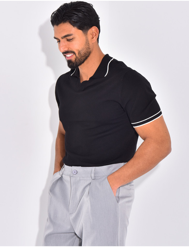 T-shirt col polo